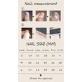 thumbnail image 5 of Press On Nails JIEADJIE, diseño rosa almendra mate, 3 tamaños, 5 of 5