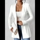 thumbnail image 4 of Chaqueta de Traje Informal de Oficina para Mujer, de Larga, con un Botón y Abertura Frontal, con Diseño de Gofre M, 4 of 8