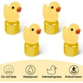 thumbnail image 7 of 4 Pack Cute Duck tire Valve caps, Glow in The Dark Tire Valve Caps, Interesting and Practical Tire Decoration, Can be Used for Cars, Motorcycles, Trucks, and Bicycles.(Yellow), 7 of 7
