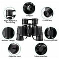 thumbnail image 6 of 80X80 HD Binoculars, Low Night Vision Telescope, Waterproof Binoculars for Bird Watching, Hiking, Traveling, Hunting, 6 of 9