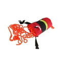 thumbnail image 2 of Safety Throw Bags Rescue Kayaking Reflective Throw Line Kayak & Rope Lightweight 31 Meters Non-reflective Rope Red Black Bag, 2 of 9