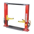 thumbnail image 3 of 1:64 Car Gantry Lift Scene Display Miniatura Modelo Coche Juguete Coleccionable Taller Rojo, 3 of 8
