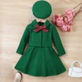 thumbnail image 2 of lnmuld Winter Outfits 2 Piece Elegant Floral Girl Dress Set with Cape and Hat for and Casual Winter Wear Solid Color Size:XL, 2 of 7