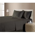 thumbnail image 2 of The Great American Store- 15 Inch Deep Pocket Full Size Bed Sheet Set Solid Black - 1800 Series Brushed Microfiber, 2 of 3