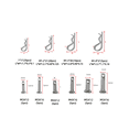 thumbnail image 2 of 100PCS Carbon Steel Zinc Plated R Hitch Pin Tractor Clip Cotter Pin for Car Mechanics Garages Workshops Clips, 2 of 6