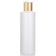 thumbnail image 2 of Natural Clear Plastic HDPE Squeeze Bottle with Gold Disc Cap (12 Pack), 2 of 3