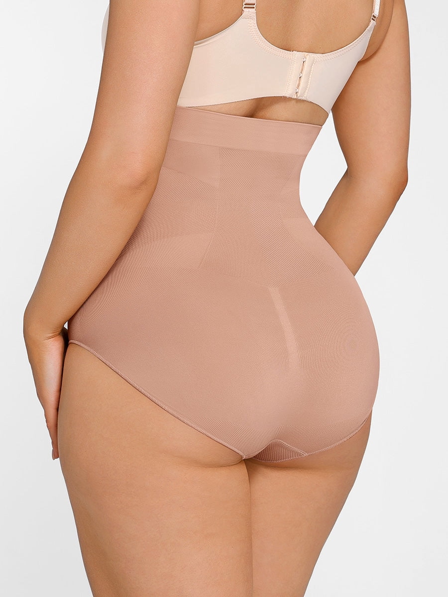 FeelinGirl Women's High-Waisted Tummy Control Seamless Shapewear Briefs, Sizes XS-4XL