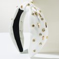 thumbnail image 2 of Diamond Pure Color And Knotted Headband Personality Alloy Cross, 2 of 2