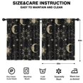 thumbnail image 2 of Blackout Kids Curtains,Black Sun Moon Star Pattern Childrens Insulated Curtains Set Of 2,Bedroom Essentials,Toddler Room Decor 52x63in(132x160cm), 2 of 5