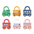 thumbnail image 2 of Neinkie 1 Set Unlock Car Toy Educational Easy to Connect Plastic Curiosity Stimulate Mini Car Model Kids Accessories, 2 of 9
