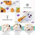 thumbnail image 5 of GZHJMY Halloween Cartoon Pumpkin Pillowcase Plush Pillowcase for Hair and Skin, Soft Standard Size Pillow Cases Zippered Queen Pillow Case Set of 1-21x54in Home Decor, 5 of 7