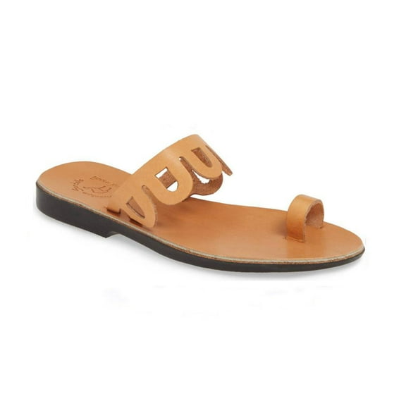 Aja - Leather Flat Sandal - Womens Sandals