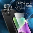 thumbnail image 5 of JETech 5 in 1 Magnetic Case for iPhone 14 Plus 6.7-Inch with 2-Pack Tempered Glass Screen Protector and Camera Lens Protector, Compatible with MagSafe, Shockproof Bumper Phone Cover (Black), 5 of 7