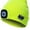 Fluorescent Yellow, variant on Unisex Bluetooth Beanie Hat with Light,4 LED USB Rechargeable Wireless Headphones Tech Caps,Gifts for Men Father Dad Husband Boyfriend Him Women Teen Boy Girls (Black)