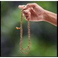 thumbnail image 5 of Kamada Combination of Jholi mala/Gaumukhi/chanting bag and exquisite yellow chandan(sandalwood)mala,Spritual Necklace/rosary for Women and Men, 5 of 5