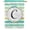 Monogram C, variant on America Forever Spring Monogram House Flag Letter L 28 X 40 inches Double Sided Vertical Outdoor, Yard, Lawn, Decorative Spring Floral Wreath, Stripe Seasonal Flags Summer
