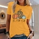 thumbnail image 2 of Tops Para Mujer Blusa Casual Elegante Camisas Cuello Redondo Estampado de Otoño Camiseta de Manga Corta Odeerbi  ODB170444, 2 of 4