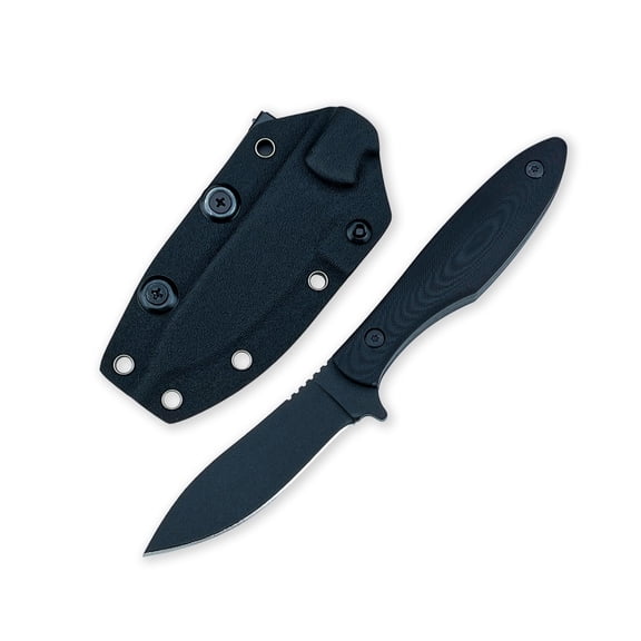 Outdoor Fixed Blade EDC Tool - 3.54in Rust-Resistant 8Cr13Mov Blade, G10 Handle for Camping Hiking Daily Tasks