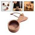 thumbnail image 1 of Medidora de madera Macarena cuchara dosificadora de cafe con cordón de cuero, 1 of 8