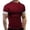 Red, variant on Men's Long Sleeve UPF Breathable Outdoor Athletic Performance Top Green XL