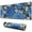Pioneer Flower Floral, variant on Long Mouse Pads for Desk,Pioneer Flower Floral Print Pattern Desk Mats on Top Of Desks, Desk Mouse Pad Extra Large with 3mm Non-Slip Base and Stitched Edge for Gaming,Office,Work,Home 31.5"x11.8"