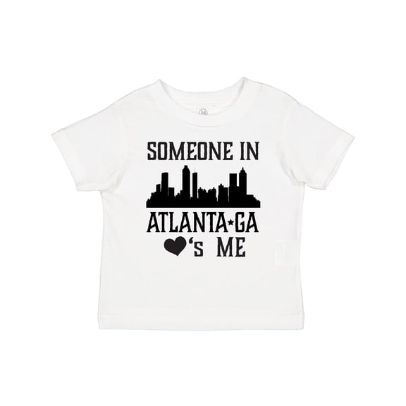 Inktastic Atlanta Georgia Someone Loves Me Skyline Boys or Girls Toddler T-Shirt