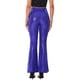 thumbnail image 3 of INSPIRE CHIC Pantalón de Mujer Lentejuelas Brillantes Stretch Acampanado Pantalones L Azul Púrpura, 3 of 6