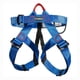 thumbnail image 1 of Cinturones de arnés de seguridad de medio cuerpo para escalada en roca al aire libre, espeleología de es, rapel , Azul Ajustable, 1 of 8