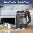thumbnail image 4 of Electric Tea Kettle for Boiling Water, Food Grade Stainless Steel Base, 2.0L/1000W, with Auto Shut-Off and Boil-Dry Protection, Wide Opening, 4 of 6