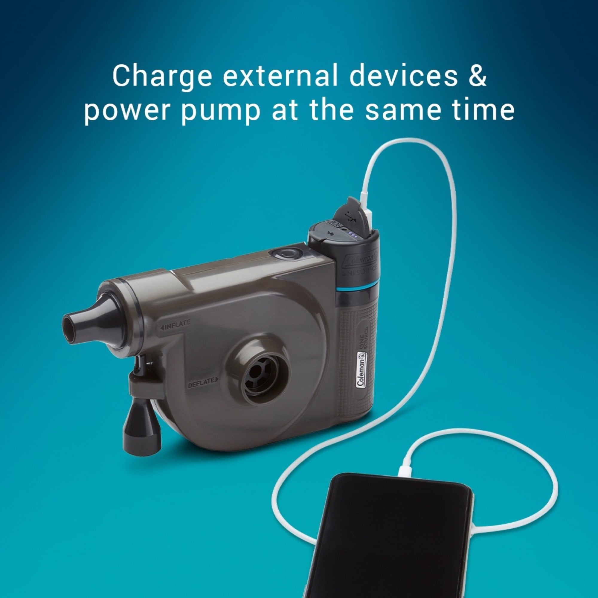 Coleman OneSource Air Bed Pump - Thumbnail 2