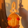 thumbnail image 1 of ABPWLY Orange Rabbit Ornament Handmade Desk Lamp Handmade Lamp Orange Rabbit Lamp Rabbit Ornament Clearance Small Desk Lamp Canada Days Table Lamps Table Lamps, 1 of 7
