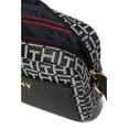 thumbnail image 3 of Tommy Hilfiger Alexis II Camera Crossbody Square Monogram Jacquard Black/White One Size, 3 of 4