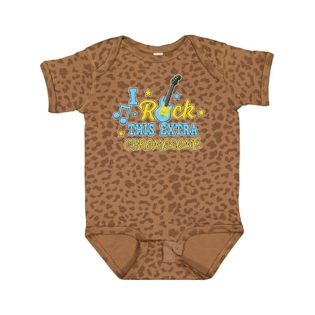 

Inktastic I Rock This Extra Chromosome Down Syndrome Awareness Gift Baby Boy or Baby Girl Bodysuit