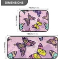 thumbnail image 3 of SKYSONIC Butterfly 2 Pieces Kitchen Rug Cushioned Anti-Fatigue Kitchen Rugs Set for Home Office Laundry,19.7" x 27.6"+19.7" x 47.2", 3 of 7