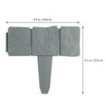 thumbnail image 2 of unbranded 20Ud Valla Decorativa Plástica En Forma De Piedra Para Bordes Y Jardinería, 2 of 8