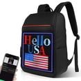 thumbnail image 1 of Mochila LED Welaso Smart Bluetooth con letrero LED colorido, 1 of 9