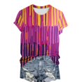 thumbnail image 5 of Fourth of July Outfits,Recent Orders I Have Placed,Cadancy Plus Size Tops for Women 4X-5X Clearance,Work Clothes 2024 Professional Blouses Casual, Graphic Tee Shirts,De Mujer Para,Multicolor 2X, 5 of 5
