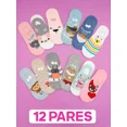 thumbnail image 3 of Calcetines Algodón Tobitin Tines De Mujer Animalitos 12pzs, 3 of 8