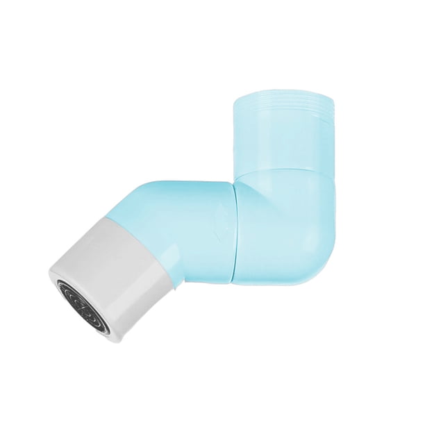 Bearachild Extensor de grifo de fregadero giratorio de 720 grados, ducha, bañera, rociador, aireador, baño, baño, Hotel, adaptador de accesorio para Cocina y Comedor Azul blanco Bearachild HA061961-05B