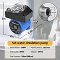 thumbnail image 4 of Carivia Hot Water Recirculating Pump, Water Circulation Pump with Timer, Circulator Pump with 3/4" to 1/2'' NPT Connectors&iuml;&frac14;Installation on Elect, 4 of 7