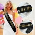 thumbnail image 3 of Party Celebration Shoulder Strap For Birthdays Elegant Satin Design Durable Polyester Construction Perfect For Events Complete With 1PC Shoulder Strap, 3 of 4