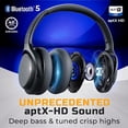 thumbnail image 2 of TREBLAB Z7 Pro - Auriculares híbridos con cancelación activa de ruido, audio Signature aptX-HD, orejeras de espuma viscoelástica, plegables, reproducción de 45 horas, Bluetooth 5, carga rápida, auricu, 2 of 5