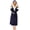 F01 Navy, variant on Plush Robes for Women, Womens Hooded Fleece Robe, Fuzzy Fluffy Soft Warm Long Bathrobe