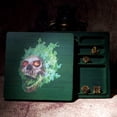 thumbnail image 3 of Estuche de madera para dados 2 en 1 y bandeja para dados, soporte cuadrado de bambú de alta calidad para juegos de mesa, D & D, RPG, nuevo, 3 of 4