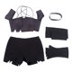 thumbnail image 3 of Disfraz de Anime Loona Helluva Boss para mujer, traje sexy con cuello halter, pantalones cortos, trajes negros para fiesta de Halloween, 3 of 4