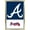 Gold Framed Version, variant on MLB Atlanta Braves - Logo 22 Wall Poster, 22.375" x 34"