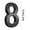 Black8, variant on PPLoney 3 Inch Modern House Numbers 0-9 Self-Adhesive Metal Number Stickers for Mailboxes, Doors & Signs - Easy Install, Durable Design for Indoor/Outdoor Use