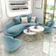 thumbnail image 2 of Modern Luxury Living Room Sofa Free Shipping Relaxing Corner Sofa Armchair Bedroom Sofas Modernos Para Sala Lounge Furniture Set My Lux Decor Round, 2 of 19