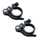 thumbnail image 1 of Abrazadera de tija de sillín de bicicleta de 2 piezas, abrazadera de sillín de bicicleta rápida de aluminio para bicicleta de carretera bicicleta informal (negro 31 mm) tija de sillín de bic, 1 of 5