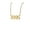 Golden, variant on Spring Street Style Year Number Charm Necklace Stainless Steel Charm Necklace Fashionable Vintage Summer Fall Jewelry for Men & Women As Gift for Couples